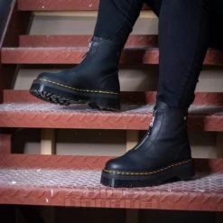 Dr. Martens Dr Martens 2976 Jetta Sendal Zipped Chelsea Boots (Black) -Unique Clothing&Accessories 0005471