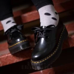 Dr. Martens Dr Martens Holly Quad Platform Shoes (Black) -Unique Clothing&Accessories 0005494