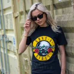 Official Guns N Roses Classic Logo T Shirt (Black) 8 Official Guns N Roses Classic Logo T Shirt (Black) -Unique Clothing&Accessories 0007850