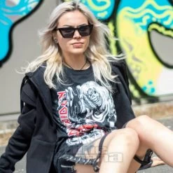 Official Iron Maiden The Number Of The Beast Jumbo T Shirt (Black) 8 Official Iron Maiden The Number Of The Beast Jumbo T Shirt (Black) -Unique Clothing&Accessories 0007888