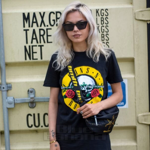 Official Guns N Roses Classic Logo T Shirt (Black) 6 Official Guns N Roses Classic Logo T Shirt (Black) - Image 4