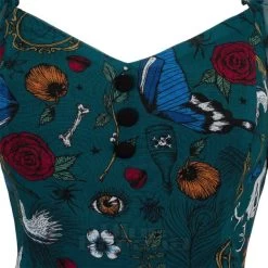 Hell Bunny Sianna Mini Dress (Teal Blue) -Unique Clothing&Accessories 014ef6e95976ef5dd3d6f3f98d96