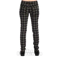 Banned Forever Yours Tartan Trousers (Green) -Unique Clothing&Accessories 0156a811fc31d4d6a4e375134ca3