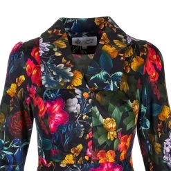 Bleeding Heart Collared Floral Dress (Multicolored) -Unique Clothing&Accessories 02ab5dcc58ad5c9a5b5df782f536 150779 b