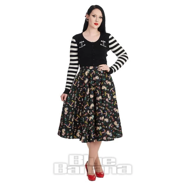 Banned Anchor Pinup Skirt (Black) 6 Banned Anchor Pinup Skirt (Black) - Image 4