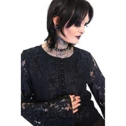 Jawbreaker Lace Cardigan (Black) -Unique Clothing&Accessories 0324afac8c912b9f8a63fafd6b3f 150605 c