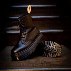 Dr. Martens Dr Martens Vegan Jadon II Boots (Mono Black) -Unique Clothing&Accessories 03ae9fabd96908a7a39c796da441 dm vegan jadon 2 mono 3