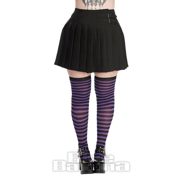 Banned Pleated Mini Skirt (Black) 3 Banned Pleated Mini Skirt (Black)