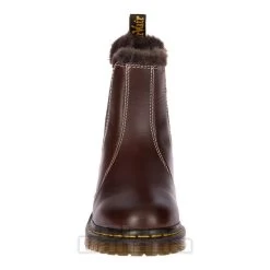 Dr. Martens Dr Martens 2976 Leonore Classic Faux Fur Boots (Dark Brown) -Unique Clothing&Accessories 07aaf41a99b4471009d71137ab7f