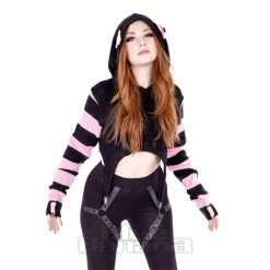 Cupcake Cult Cute Kitty Hoodie (Black/Pink) 13 Cupcake Cult Cute Kitty Hoodie (Black/Pink) -Unique Clothing&Accessories 07d1128c049c11cde9b789cc9c38 151869 b