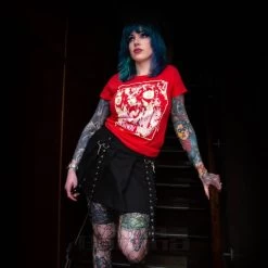 Official AC/DC Highway To Hell T-Shirt (Red) -Unique Clothing&Accessories 07f388f47490bfb13a527b4fad8b acdc highway to hell red