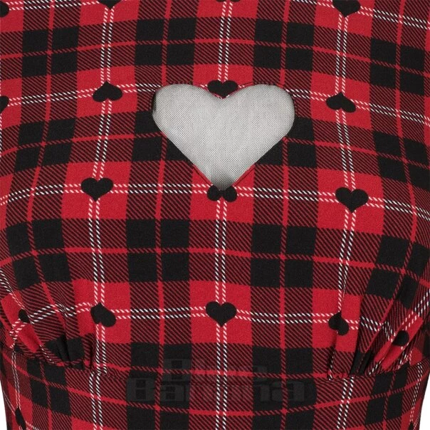 Hell Bunny Date Night Midi Dress (Red) 12 Hell Bunny Date Night Midi Dress (Red) - Image 10