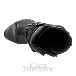 New Rock M-PUNK001-C1 Heeled Boots (Black) -Unique Clothing&Accessories 094b0f78860d52d335d5dd492b7c