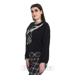 Banned Night Whisperer Pentagram Jumper (Black) 8 Banned Night Whisperer Pentagram Jumper (Black) -Unique Clothing&Accessories 0ac5edb17e2a9bf5e0deb558cd93