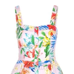 Bleeding Heart Flowers Strap Dress (Multicoloured) -Unique Clothing&Accessories 10c4a01be1adc5561171cbf35560 152102 b