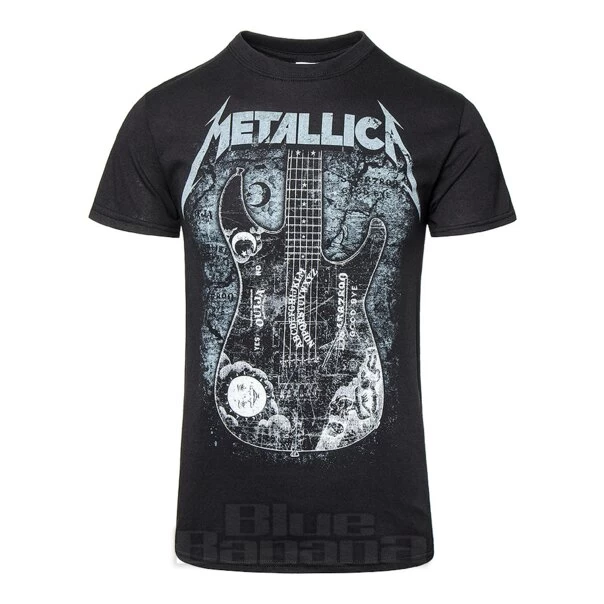 Official Metallica Hammett Ouija Guitar T Shirt (Black) 3 Official Metallica Hammett Ouija Guitar T Shirt (Black)