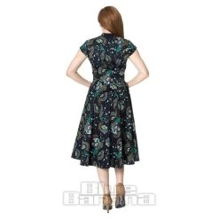 Banned Proud Peacock Dress (Blue) -Unique Clothing&Accessories 117094 b