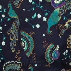 Banned Proud Peacock Dress (Blue) -Unique Clothing&Accessories 117094 c