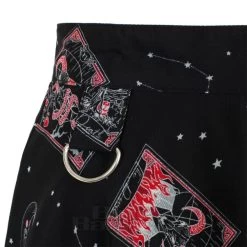 Hell Bunny Duality Chiffon Skirt (Black) -Unique Clothing&Accessories 11d8ce8de5e6fa14ab2dcf355b7e