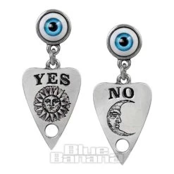 Alchemy Gothic Ouija Planchette Earrings (Multicoloured)