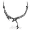 Alchemy Gothic Dragon's Lure Necklace (Silver) 2 Alchemy Gothic Dragon's Lure Necklace (Silver) -Unique Clothing&Accessories 127378