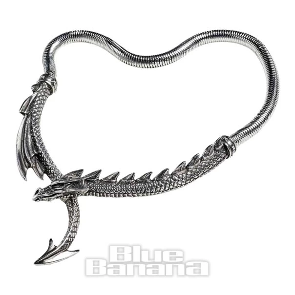 Alchemy Gothic Dragon's Lure Necklace (Silver) 5 Alchemy Gothic Dragon's Lure Necklace (Silver) - Image 3
