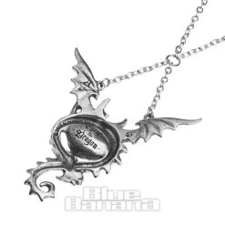 Alchemy Gothic Eye Of The Dragon Necklace (Silver/Red) 5 Alchemy Gothic Eye Of The Dragon Necklace (Silver/Red) -Unique Clothing&Accessories 127379 a