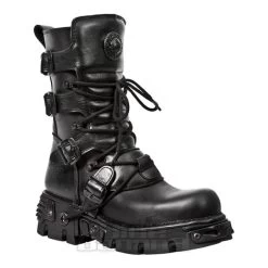 New Rock M.373-S18 Reactor Calf Boots (Black)