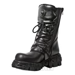 New Rock M.373-S18 Reactor Calf Boots (Black) -Unique Clothing&Accessories 128496 m 373 s18 b