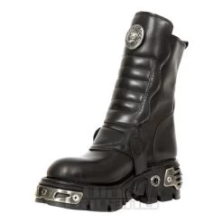 New Rock M.373X-S28 Reactor Calf Boots (Black) -Unique Clothing&Accessories 128761 m 373x s28 b
