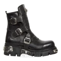 New Rock M.1482X-S1 Reactor Half Boots (Black)