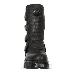 New Rock M.373X-S25 Wild Reactor Vintage Half Boots (Black) -Unique Clothing&Accessories 128840 m 373x s25 c