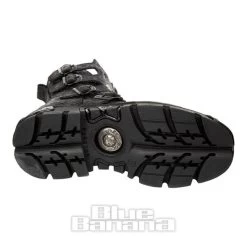 New Rock M.373X-S25 Wild Reactor Vintage Half Boots (Black) -Unique Clothing&Accessories 128840 m 373x s25 e