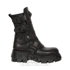 New Rock M.373X-S27 Reactor Half Boots (Black) -Unique Clothing&Accessories 128846 m 373x s27 a
