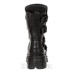 New Rock M.373X-S27 Reactor Half Boots (Black) -Unique Clothing&Accessories 128846 m 373x s27 d