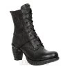 New Rock M.TR001X-S2 Trail Floral Heeled Boots (Black) -Unique Clothing&Accessories 128894 m tr001x s2