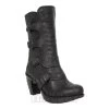 New Rock M.TR003X-S3 Trail Vintage Flower Heeled Boots (Black) -Unique Clothing&Accessories 128923 m tr003x s3