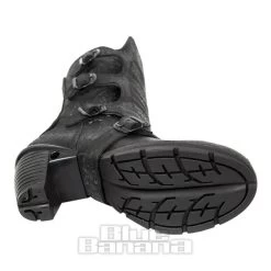 New Rock M.TR003X-S3 Trail Vintage Flower Heeled Boots (Black) -Unique Clothing&Accessories 128923 m tr003x s3 e