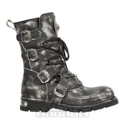 New Rock M.1473-S47 Comfort-Light Half Boots (Grey) -Unique Clothing&Accessories 129078 m 1473 s47 a