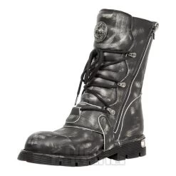 New Rock M.1473-S47 Comfort-Light Half Boots (Grey) -Unique Clothing&Accessories 129078 m 1473 s47 b