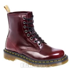Dr. Martens Dr Martens 1460 Cambridge Brush Vegan Boots (Cherry Red)
