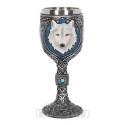 Nemesis Now Ghost Wolf Goblet (Silver)