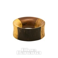 Blue Banana 4 Quarter Wood Flesh Tunnel 42 - 52mm (Brown) 8 Blue Banana 4 Quarter Wood Flesh Tunnel 42 - 52mm (Brown) -Unique Clothing&Accessories 136082 b