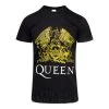 Official Queen Classic Crest T Shirt (Black)