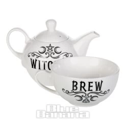 Alchemy Witches Brew Tea Set (White) -Unique Clothing&Accessories 137241 b