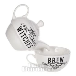 Alchemy Witches Brew Tea Set (White) -Unique Clothing&Accessories 137241 c