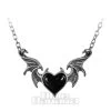 Alchemy Gothic Blacksoul Pendant Necklace (Black) 1 Alchemy Gothic Blacksoul Pendant Necklace (Black) -Unique Clothing&Accessories 137248