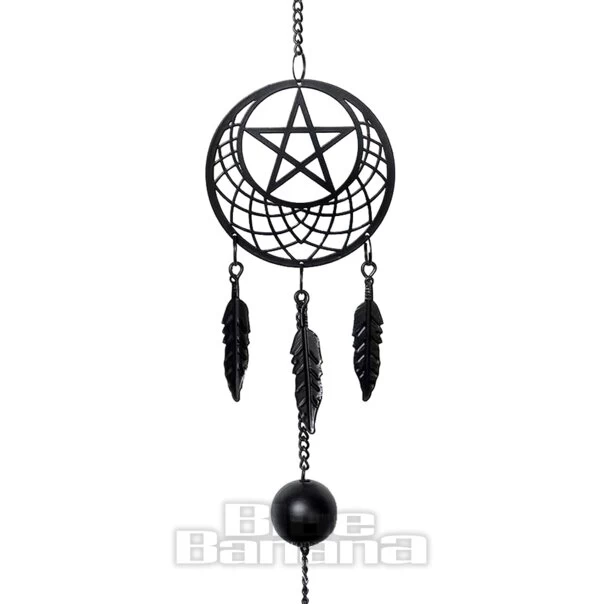 Alchemy Gothic Dreamcatcher Hanging Decoration (Black) 4 Alchemy Gothic Dreamcatcher Hanging Decoration (Black) - Image 2