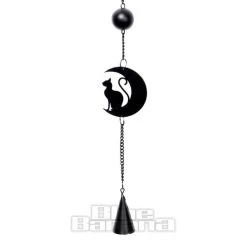 Alchemy Gothic Black Cat & Moon Hanging Decoration (Black) 7 Alchemy Gothic Black Cat & Moon Hanging Decoration (Black) -Unique Clothing&Accessories 137257 b