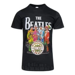 Official The Beatles Sgt Pepper T Shirt (Black)